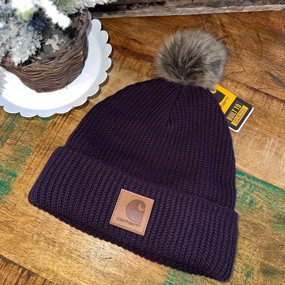 Carhartt fleece lined knit hat beanie. NWT - Picture 4 of 5